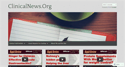Desktop Screenshot of clinicalnews.org